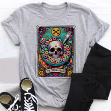 Load image into Gallery viewer, Cereal Killer Tarot Card T-Shirt - Fun Gift for Tarot Enthusiasts Shirts PopCulturePrints
