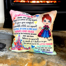 Load image into Gallery viewer, Personalized Granddaughter Inspirational Pillow - Proud Grandma Gift Pillow PopCulturePrints

