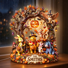 Load image into Gallery viewer, "Celebrate Childhood Memories with Halloween Spirit" - Personalized Acrylic Light Box for Family - Perfect Gift for Friends, Children, and Family
