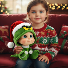 Load image into Gallery viewer, "Cuddle Up with Holiday Cheer!" - Funny Holiday Pillow - Personalized Gifts for Kids Pillow PopCulturePrints
