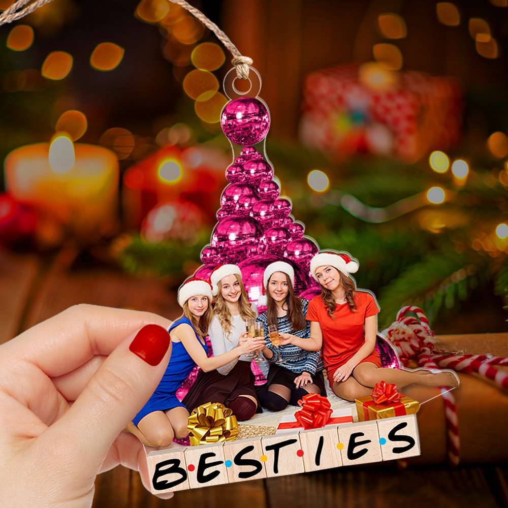 Personalized Best Friends Christmas Ornament Ornament PopCulturePrints