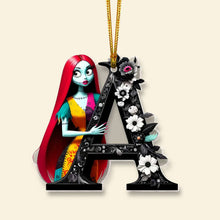 Load image into Gallery viewer, Personalized Christmas Ornament - Alphabet Design with Festive Touch Ornament PopCulturePrints
