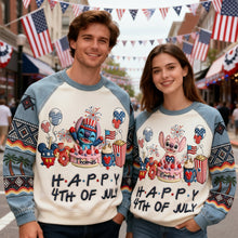 Load image into Gallery viewer, "Celebrate Independence Day in Style - Personalized 4th Of July 3D Sweatshirt - Perfect Gift for Family and Friends" AOP Products PopCulturePrints
