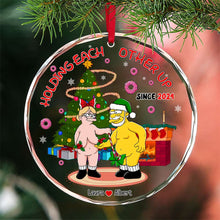 Load image into Gallery viewer, Personalized Funny Couple Christmas Ornament - Unique 2024 Gift for Valentine&#39;s Day Gifts Ornament PopCulturePrints

