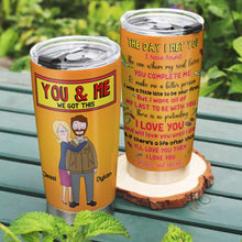 Load image into Gallery viewer, Personalized Couple Tumbler - Unique Valentine&#39;s Day Gifts for Lovers Tumbler Cup PopCulturePrints
