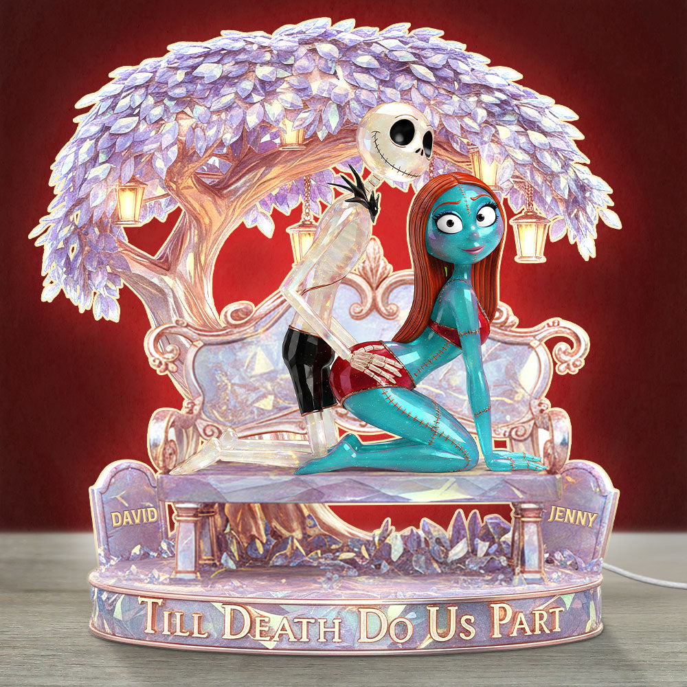 Till Death Do Us Part - Cheeky Couple Acrylic Light Box | Personalized Gifts for Couples Light Box PopCulturePrints