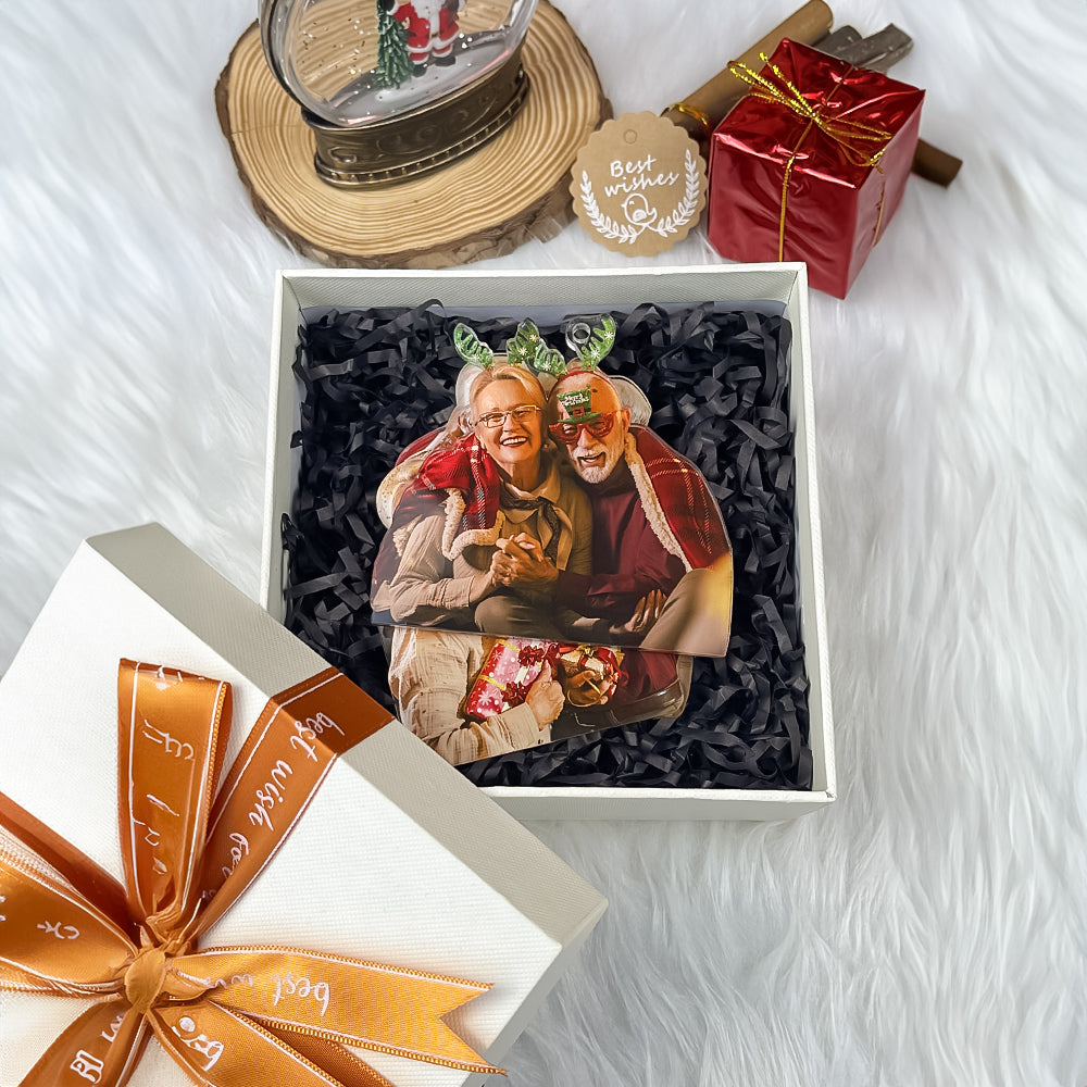 Personalized Photo Ornaments for Couples - Perfect Gift for Celebrations Ornament PopCulturePrints