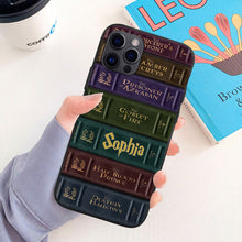 Load image into Gallery viewer, Personalized Harry Potter Book Spine Phone Case
