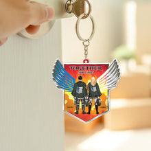 Load image into Gallery viewer, Personalized Couple Keychain - Together Since 2015 Keychains PopCulturePrints
