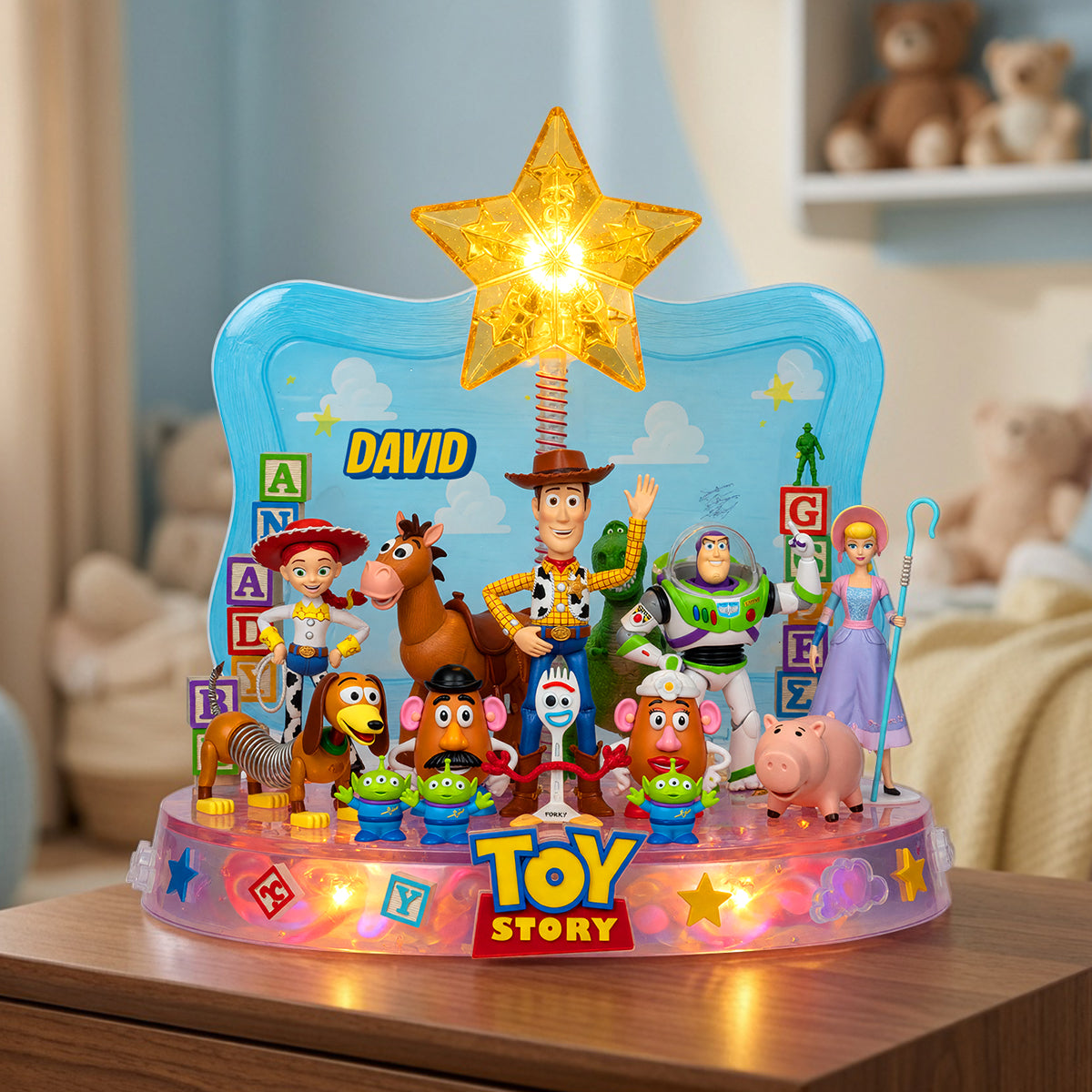 Illuminate Your Memories - Lovely Characters Retro Light Box - Personalized Gift for All Occasions Light Box PopCulturePrints