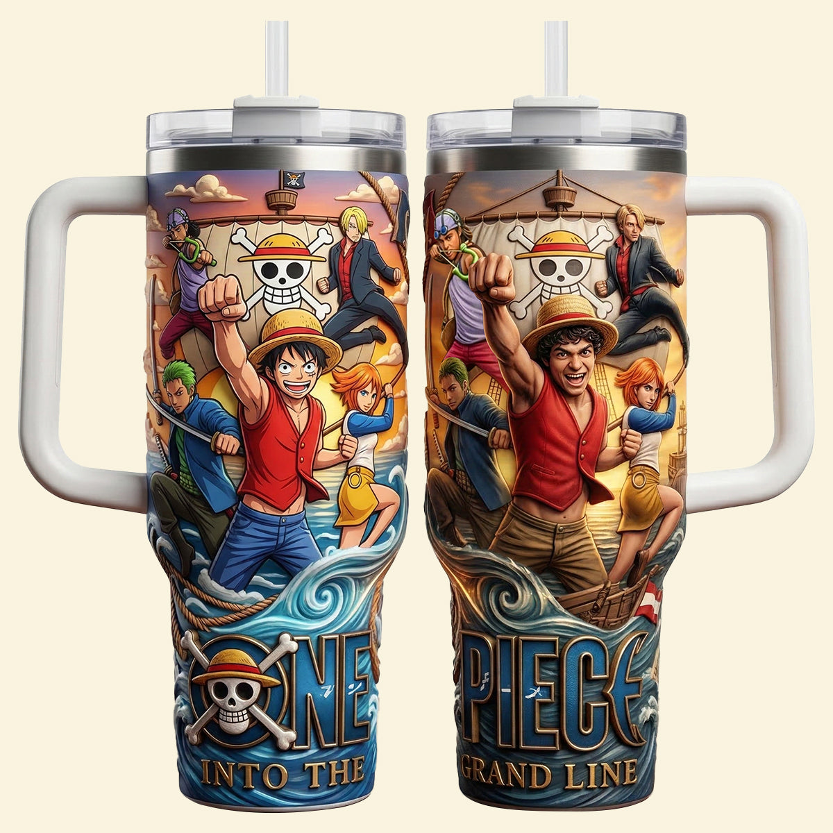 "Set Sail on an Ocean Adventure!" - Personalized Ocean Adventure Crew Tumbler - Perfect Gift for Fans of Adventure & Fun Tumbler Cup PopCulturePrints