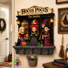 Load image into Gallery viewer, “Hang Your Keys with Magic!” - Personalized Magical Acrylic Key Hanger, Gift for Family
