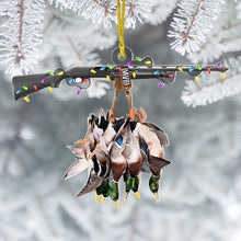 Load image into Gallery viewer, Custom Duck Hunting Christmas Rifle Ornament Ornament PopCulturePrints
