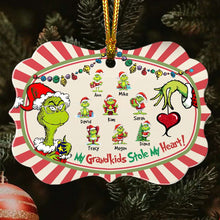 Load image into Gallery viewer, Personalized Grandma Christmas Ornament - Grandkids Stole My Heart Ornament PopCulturePrints
