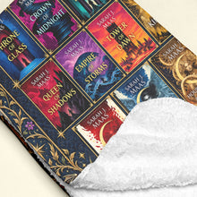 Load image into Gallery viewer, "Wrap Yourself in Adventure - Book Series Blanket, Perfect Personalized Gift for Fantasy Lovers" Blanket PopCulturePrints
