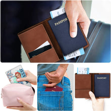 Load image into Gallery viewer, Say Yes To New Adventure - Personalized Passport Cover for Travel Lovers Passport Holder PopCulturePrints
