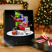 Load image into Gallery viewer, “Make Your Holidays Merry and Bright!” - Strong Rivalry Sports Ornament, Personalized Gift for Sports Fans Ornament PopCulturePrints
