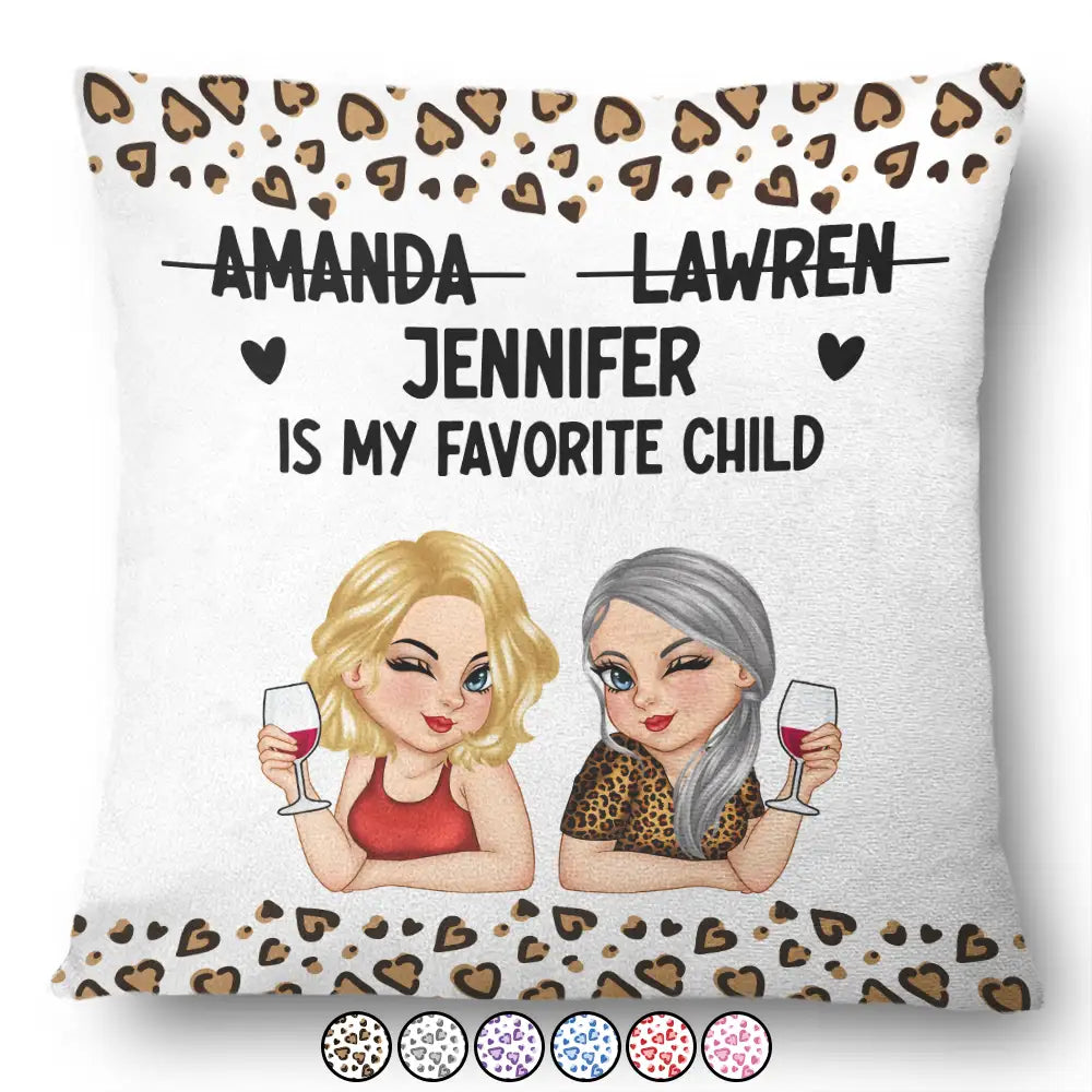 From My Favorite Child - Personalized Pillow for Mom and Grandma Pillow PopCulturePrints
