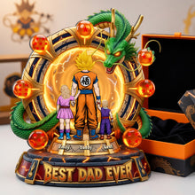 Load image into Gallery viewer, Best Dad Ever Acrylic Plaque - Personalized Gift for Dads and Grandpas Shaped Plaques PopCulturePrints
