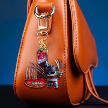 Load image into Gallery viewer, “Add a Touch of Spooky Fun!” - Cute Monster Letter Keychain - Custom Halloween Gift for Horror Lovers Keychains PopCulturePrints
