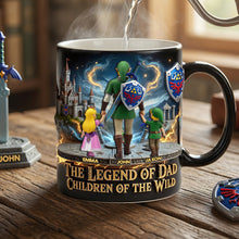 Load image into Gallery viewer, “The Legend of Dad: Children of the Wild” - Epic Quest Dad Magic Coffee Mug - Personalized Gift for Dads, Daddies, and Grandpas Coffee Mug PopCulturePrints
