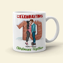 Load image into Gallery viewer, Personalized Christmas Couple Mug - Celebrating Love
