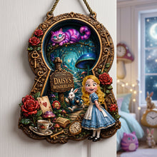 Load image into Gallery viewer, "Unlock the Magic of Imagination!" - Fantastical Journey Acrylic Sign - Personalized Gift for Kids, Dreamers, and Fairy Tale Lovers

