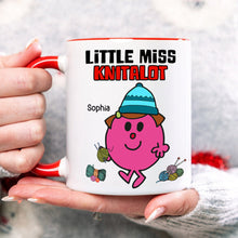 Load image into Gallery viewer, Personalized Little Miss Knitalot Mug
