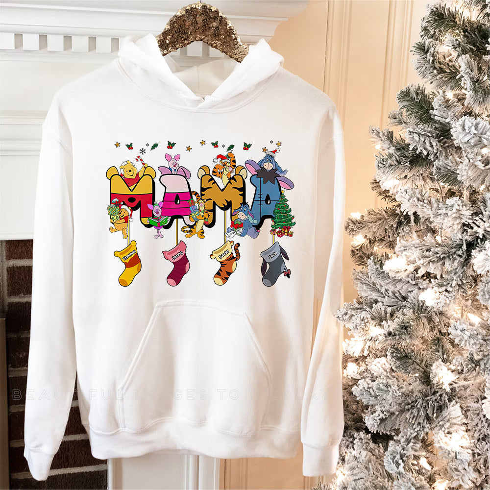 Custom Cartoon Christmas Sweatshirt for Grandma