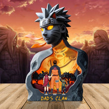 Load image into Gallery viewer, Ninja Dad: Personalized Acrylic Plaque for the Ultimate Dad Shaped Plaques PopCulturePrints
