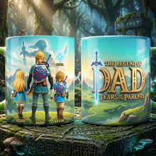 Load image into Gallery viewer, The Legend of Dad - A Custom Adventure Mug for Dads Coffee Mug PopCulturePrints
