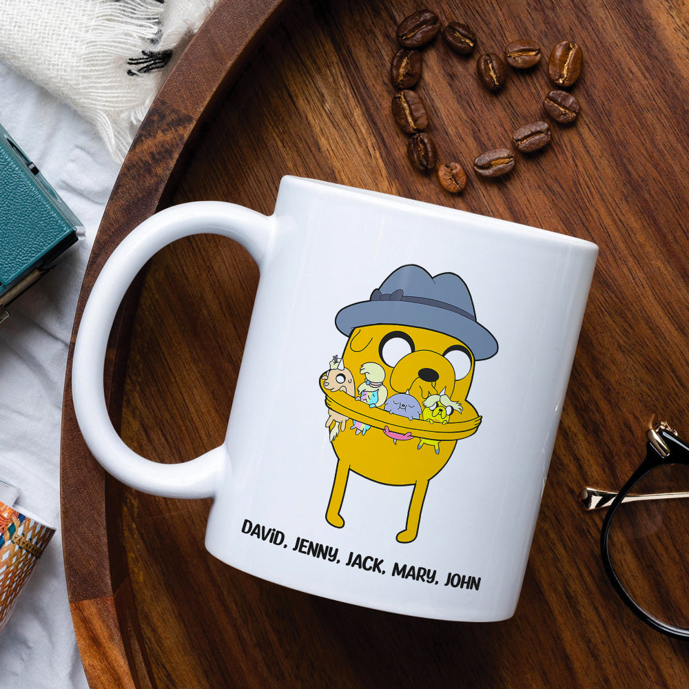 Best Dad Ever Personalized Mug with Custom Names Coffee Mug PopCulturePrints