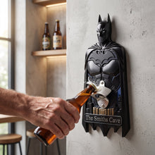 Load image into Gallery viewer, Shadow Hero Wall Hanging Bottle Opener - Personalized Gifts 02haqn130726 Beer Glasses PopCulturePrints
