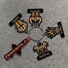 Load image into Gallery viewer, Personalized DADDIBLO Keychain for Dad - Custom Father&#39;s Day Gift Keychains PopCulturePrints
