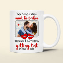 Load image into Gallery viewer, Personalized Couple Coffee Mug - Lost in Your Eyes Coffee Mug PopCulturePrints
