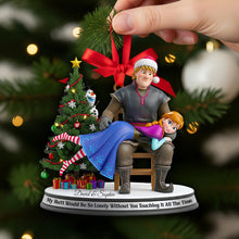 Load image into Gallery viewer, Touch of Love Christmas Ornament - Personalized Gift for Couples Ornament PopCulturePrints
