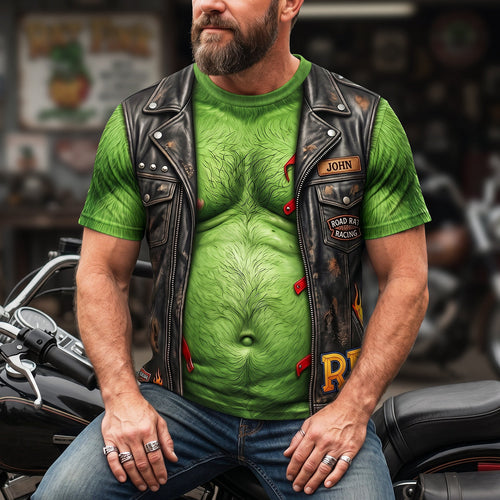 Ultimate Biker 3D T-shirt - Personalized Gift for Motorcycle Enthusiasts AOP Products PopCulturePrints