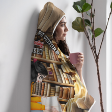 Load image into Gallery viewer, Cozy Personalized Book Lover Blanket Hoodie
