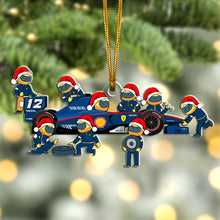Load image into Gallery viewer, Custom Racing Team Christmas Ornament Ornament PopCulturePrints
