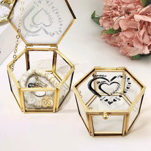Load image into Gallery viewer, “A Heartfelt Tribute to Love” - Personalized Glass Jewelry Box - Gift for Mom, Grandma, and Loved Ones Jewelry Box PopCulturePrints
