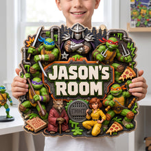 Load image into Gallery viewer, “Welcome to Jason’s Adventure!” - Hidden Room Acrylic Sign - Personalized Gift for Kids and Teens

