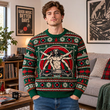 Load image into Gallery viewer, “Let the Beat Drop!” - Funny DJ Ugly Sweater - Personalized Gift for Music Lovers and DJs
