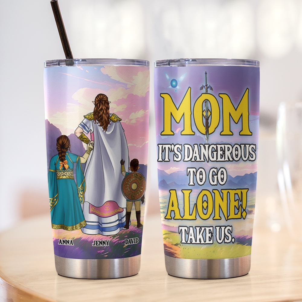 Personalized Adventure Mom Tumbler - Unique Mother's Day Gift Tumbler Cup PopCulturePrints