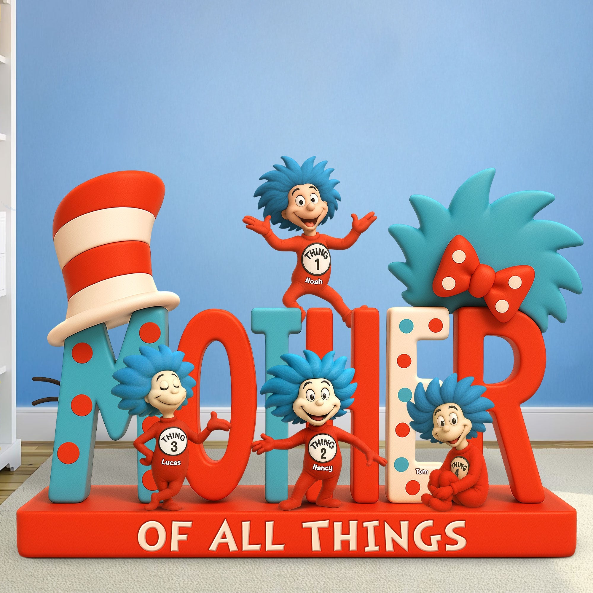 Mother Of All Things Acrylic Plaque - Custom Personalized Gift for Mom, Grandma & Loved Ones Shaped Plaques PopCulturePrints