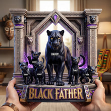 Load image into Gallery viewer, “The Best Warrior Dad” - Personalized Acrylic Plaque Gift for Dad, Grandpa, and Kids Shaped Plaques PopCulturePrints
