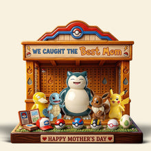 Load image into Gallery viewer, We Caught The Best Mom - Personalized Magic Mom Acrylic Plaque Shaped Plaques PopCulturePrints
