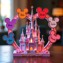 Load image into Gallery viewer, Best Mom Ever - Personalized Acrylic Plaque for Loving Mothers Shaped Plaques PopCulturePrints
