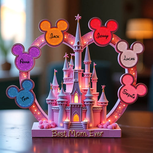 Best Mom Ever - Personalized Acrylic Plaque for Loving Mothers Shaped Plaques PopCulturePrints