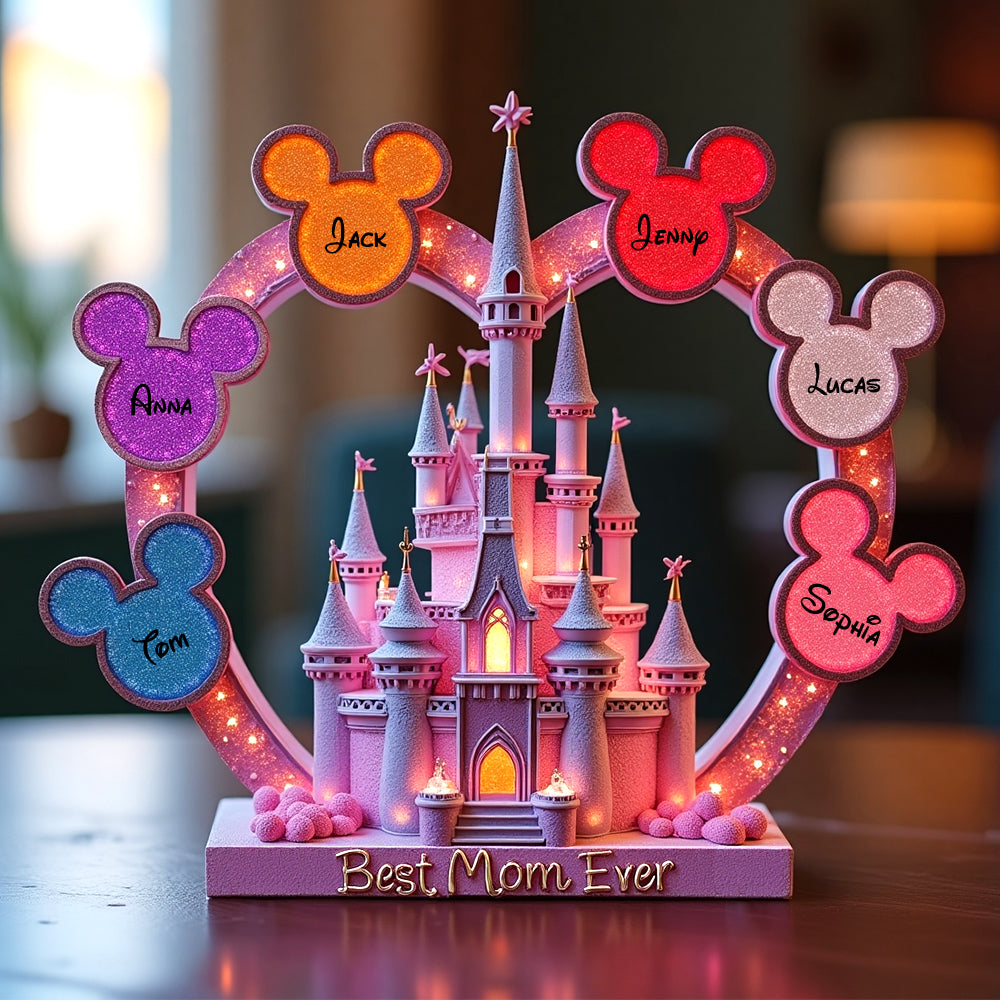 Best Mom Ever - Personalized Acrylic Plaque for Loving Mothers Shaped Plaques PopCulturePrints