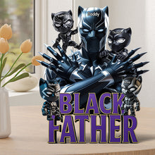 Load image into Gallery viewer, “A Hero Just Like You” - Mighty Father Acrylic Plaque - Personalized Gifts for Dad &amp; Grandpa Shaped Plaques PopCulturePrints
